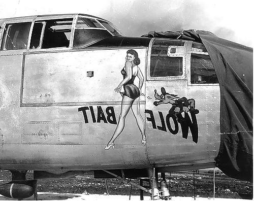 25P Vintage Plane Nose Art 1