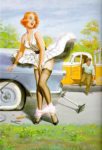 22P Vintage Pinups Art Frahm