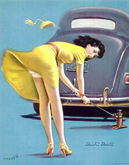 22P Vintage Pinups Art Frahm