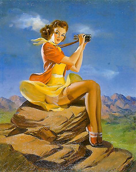 22P Vintage Pinups Art Frahm