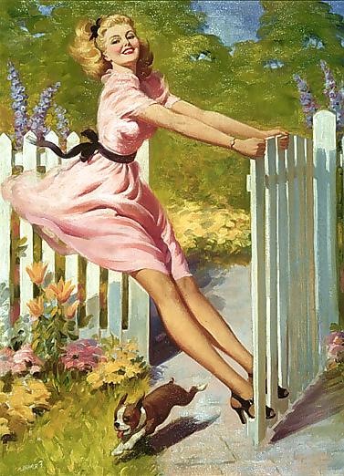 22P Vintage Pinups Art Frahm