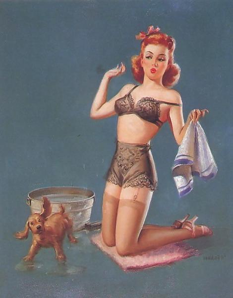 22P Vintage Pinups Art Frahm
