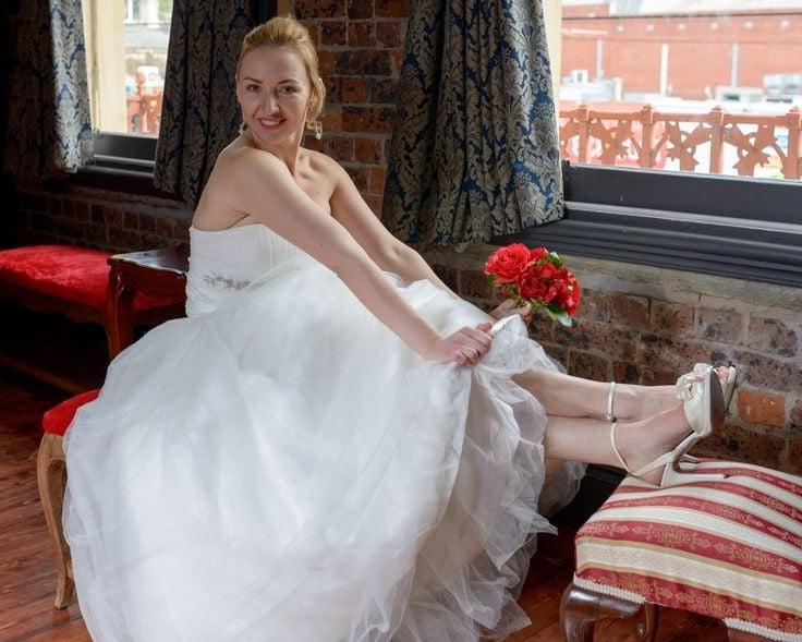 25P Silky wedding bride gowns &amp; dresses 1