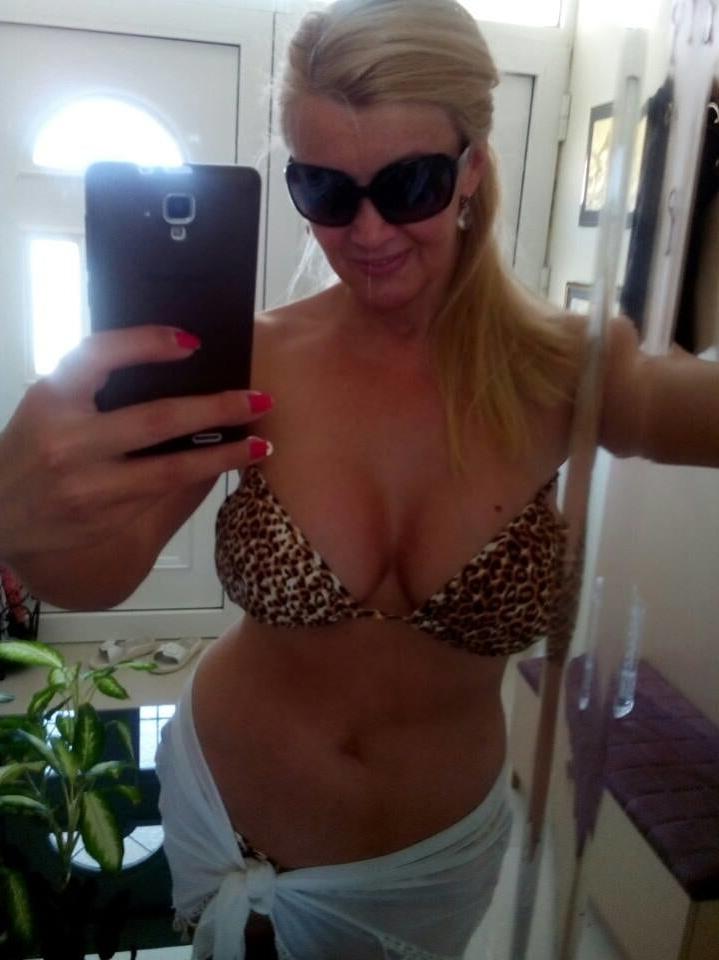 5P My Blonde Bimbo Mom Stolen Pics #1 ONLY FOR BIG BLACK COCKS