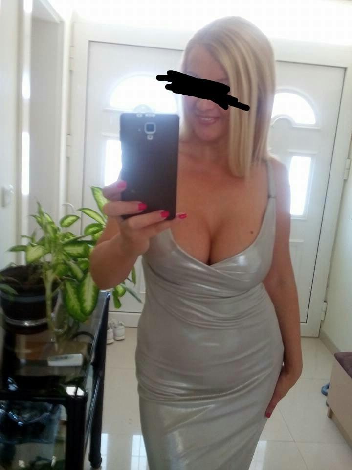 5P My Blonde Bimbo Mom Stolen Pics #1 ONLY FOR BIG BLACK COCKS