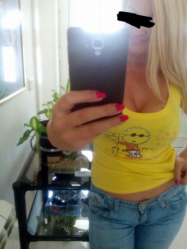 5P My Blonde Bimbo Mom Stolen Pics #1 ONLY FOR BIG BLACK COCKS