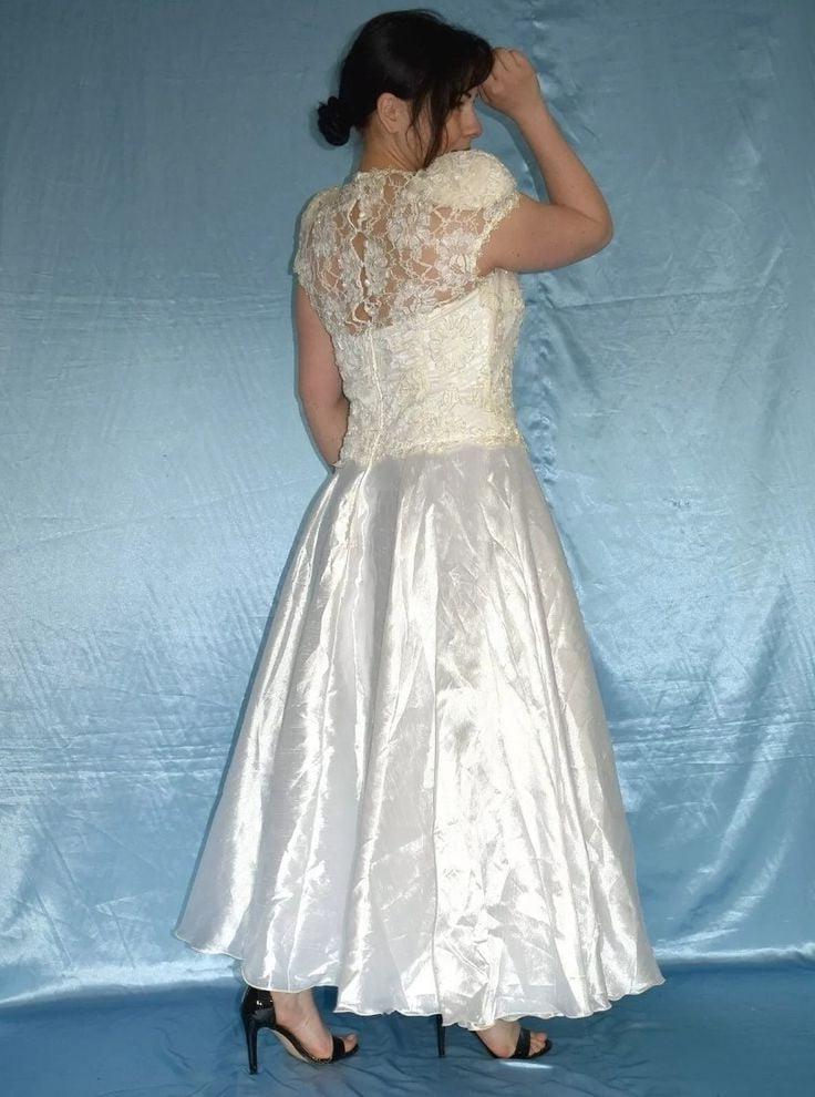 25P Silky wedding bride gowns &amp; dresses 2