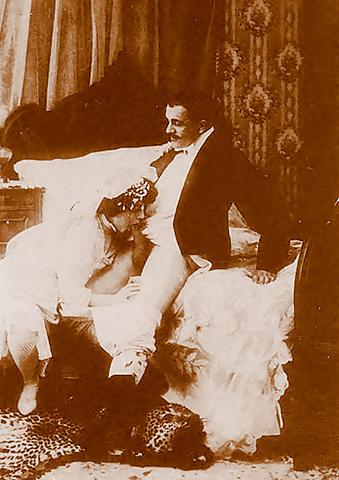 8P Vintage Porn Photo Art 4 - A Wedding Night c. 1890