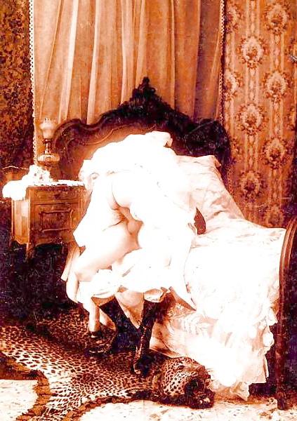 8P Vintage Porn Photo Art 4 - A Wedding Night c. 1890