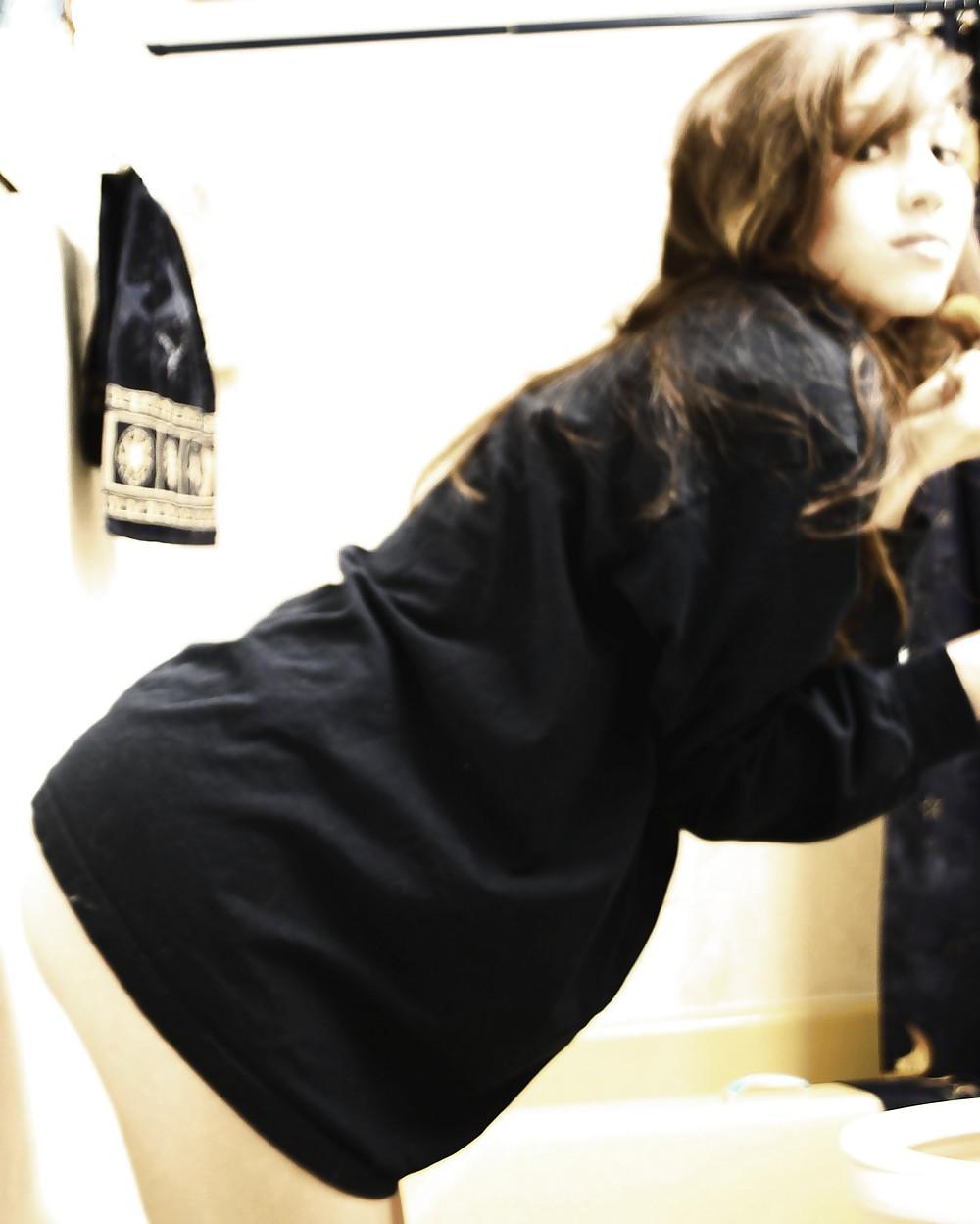 25P Cute Brunette Teen Part 1