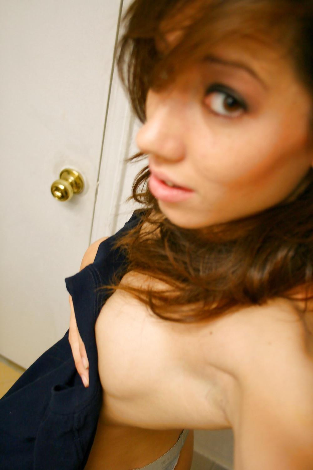 25P Cute Brunette Teen Part 1