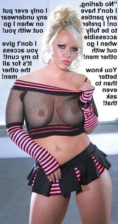 25P Hotwife captions Kinky Sluts 36