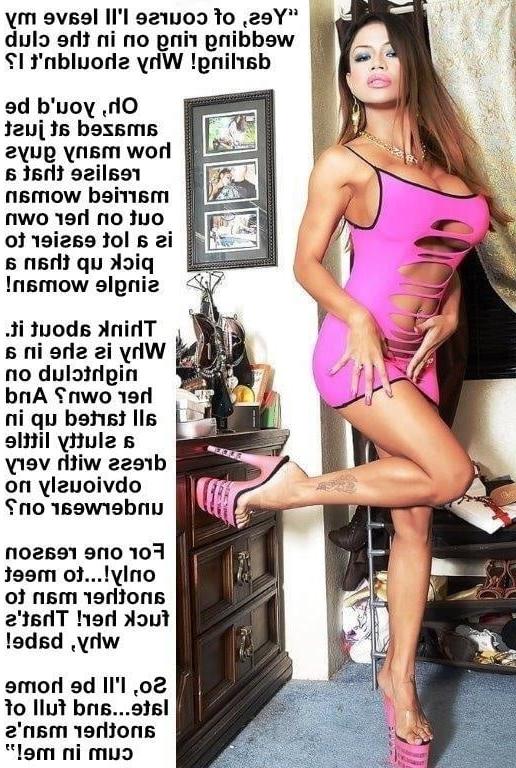 25P Hotwife captions Kinky Sluts 36
