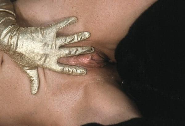 15P Mature  in golden gloves