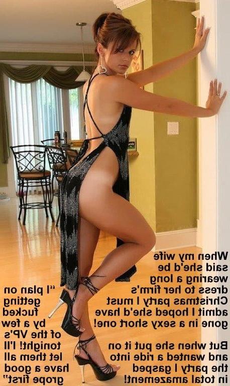 25P Hotwife captions Kinky Sluts 37