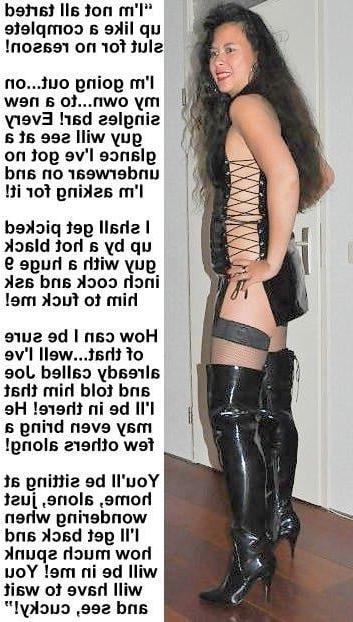 25P Hotwife captions Kinky Sluts 35