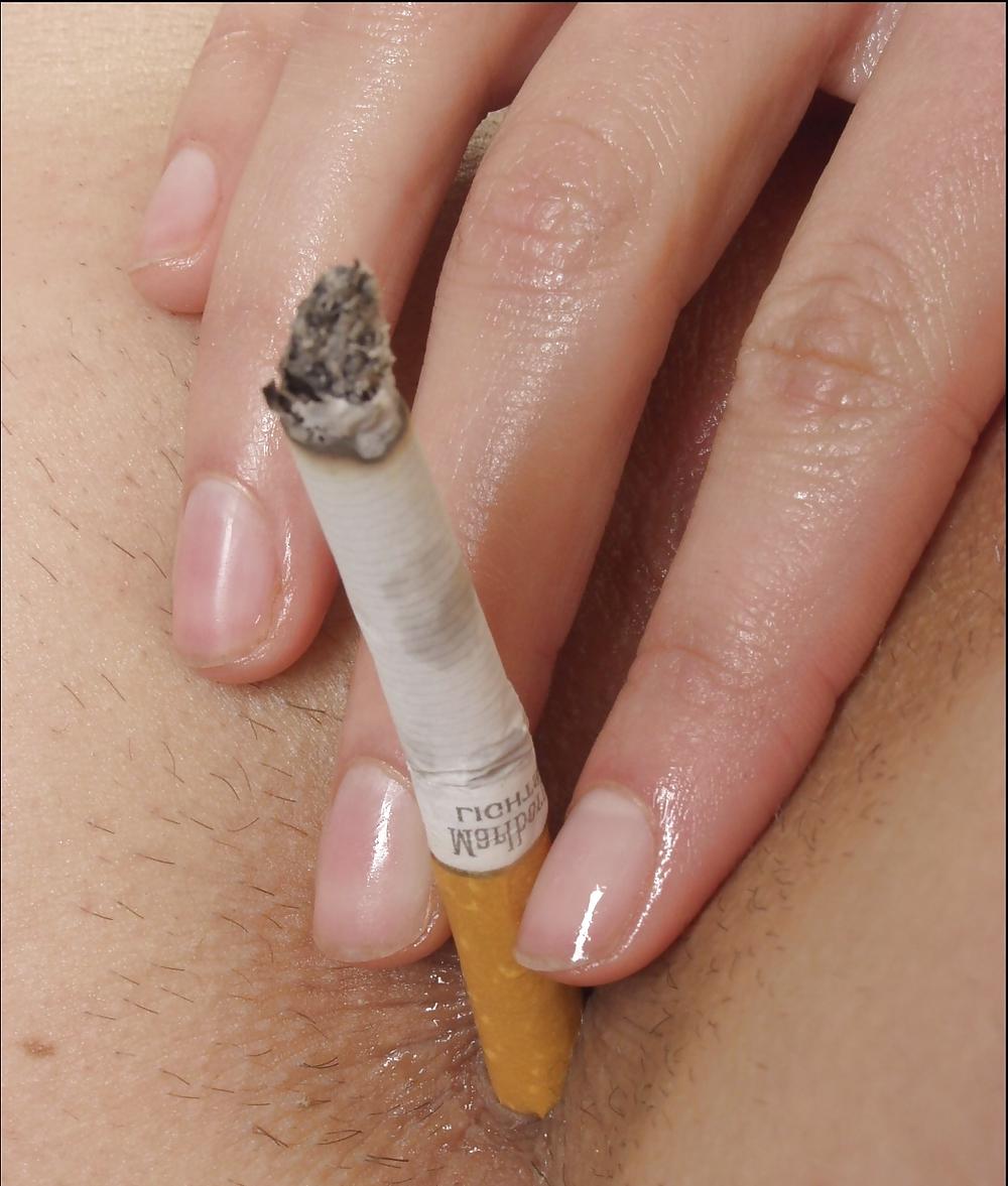 25P CIGARETTE IN CUNT