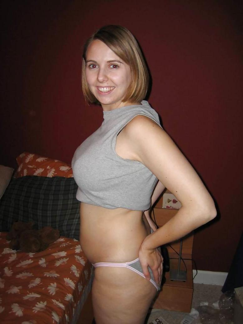 20P Cute Busty Prego Slut