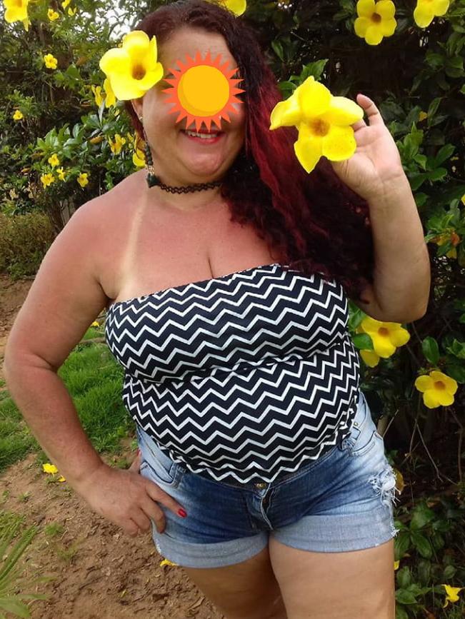 6P My chubby hot MIL 55 yo in a sunny day