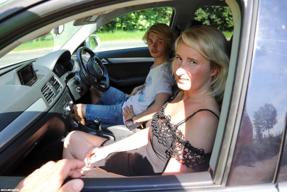 18P Cougar &amp; Twink Pulled Over at LetsGoBi