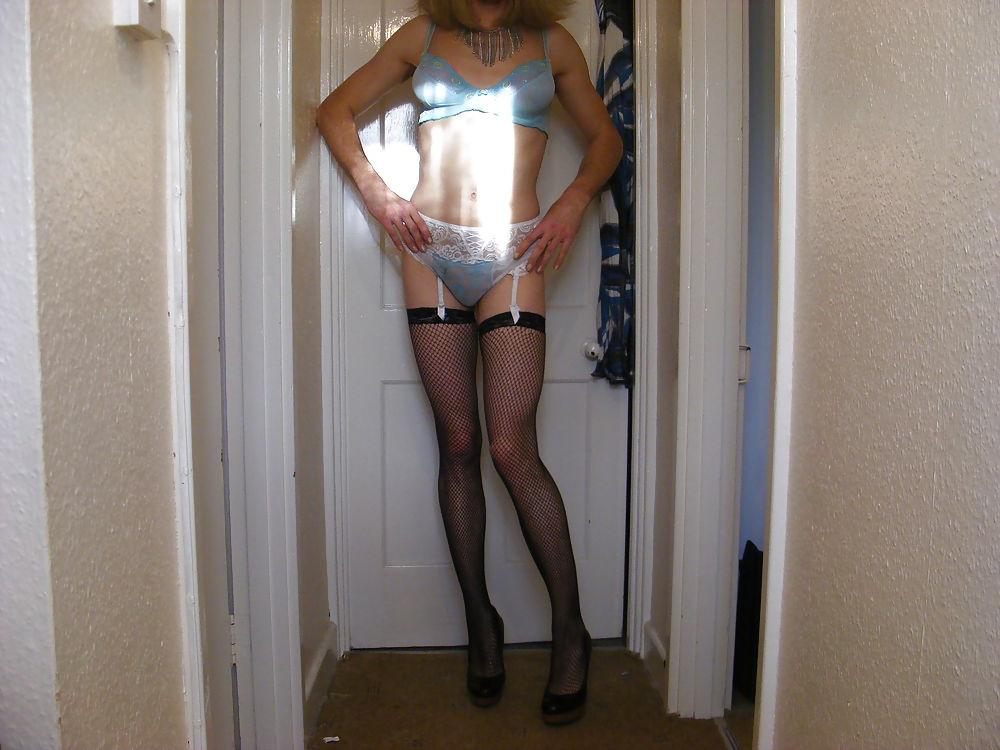 25P PVC skirt high heels