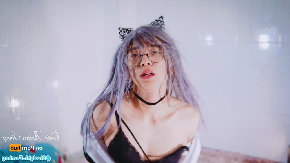 25P Cute Asian Sissy on P o r n H u b