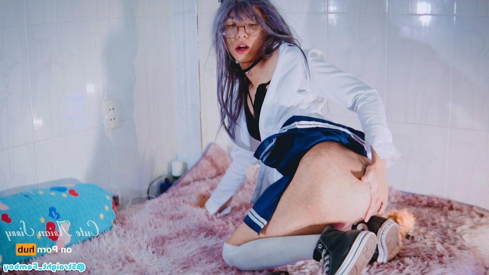 25P Cute Asian Sissy on P o r n H u b