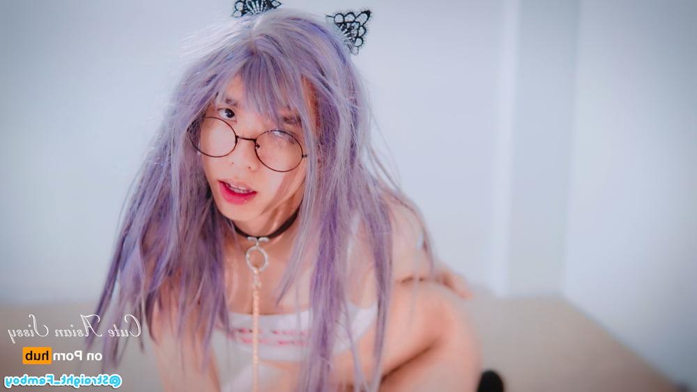 25P Cute Asian Sissy on P o r n H u b