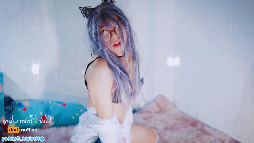 25P Cute Asian Sissy on P o r n H u b
