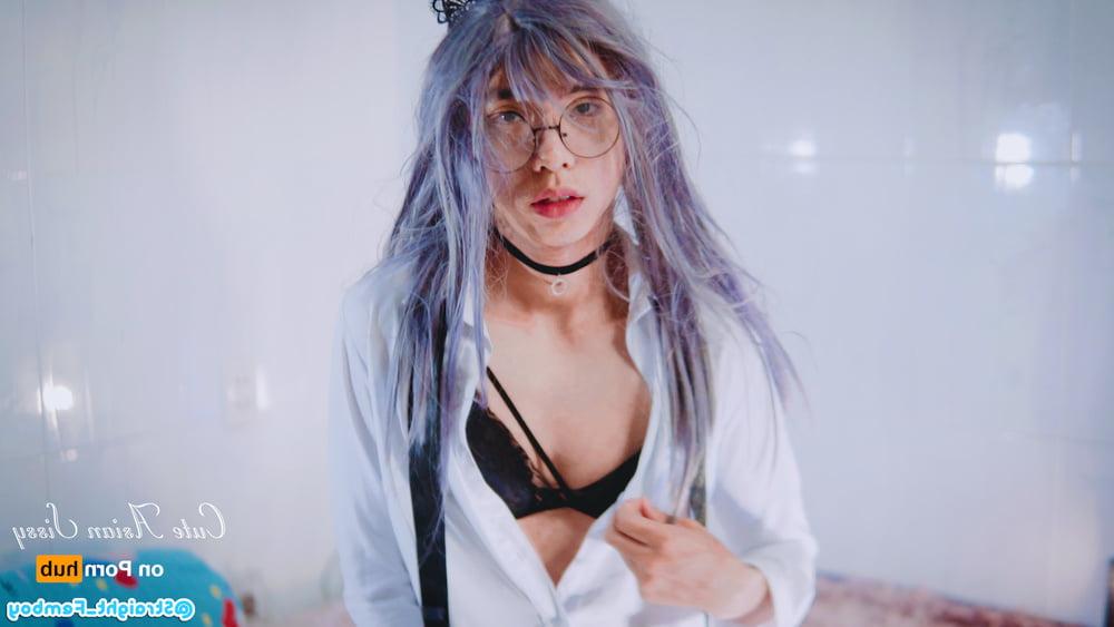 25P Cute Asian Sissy on P o r n H u b