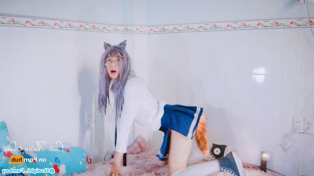 25P Cute Asian Sissy on P o r n H u b