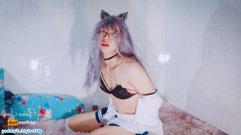 25P Cute Asian Sissy on P o r n H u b