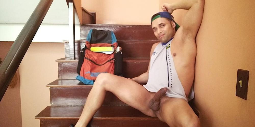 16P 45 - Student On A Stairway