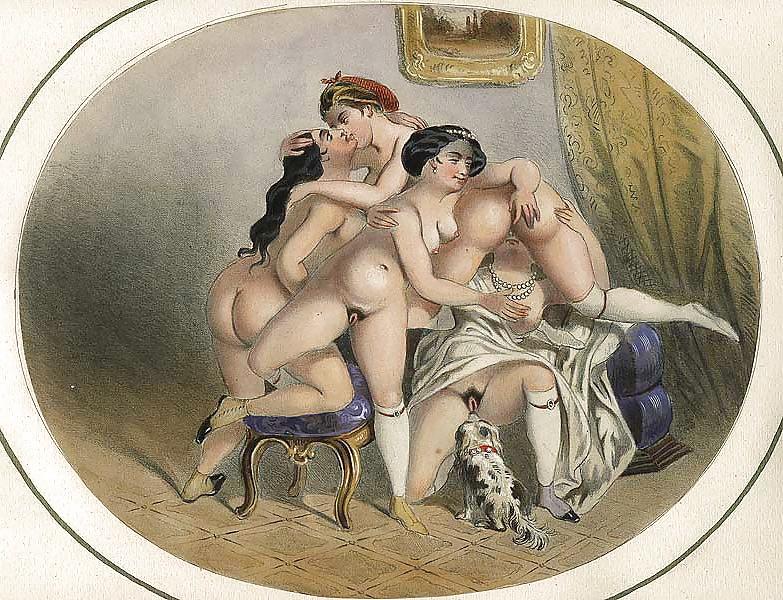16P Drawn Ero and Porn Art 38 - Artist N.N (3) c. 1820