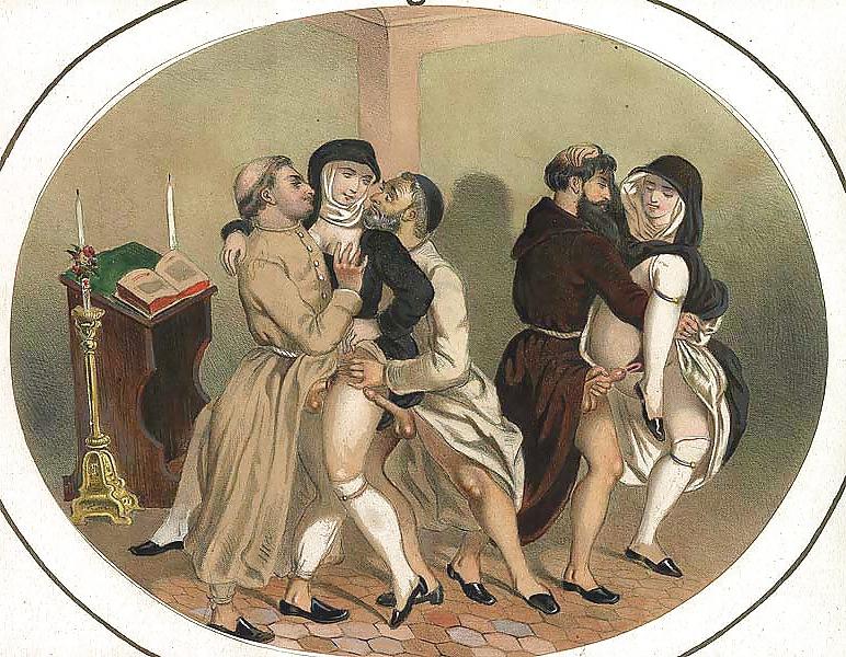 16P Drawn Ero and Porn Art 38 - Artist N.N (3) c. 1820