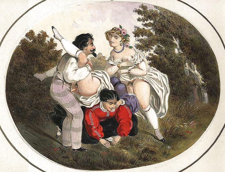 16P Drawn Ero and Porn Art 38 - Artist N.N (3) c. 1820