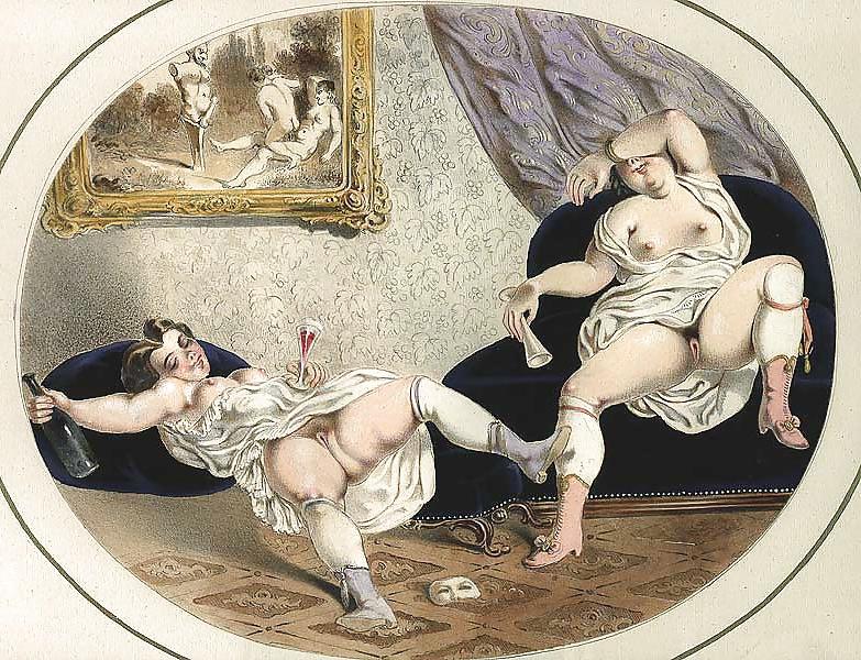 16P Drawn Ero and Porn Art 38 - Artist N.N (3) c. 1820