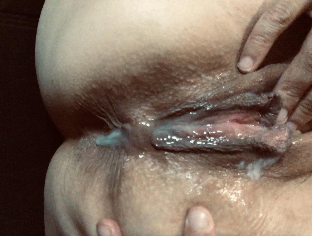 24P Slut wife love creampie fuck pussy cum in wet filled bitch
