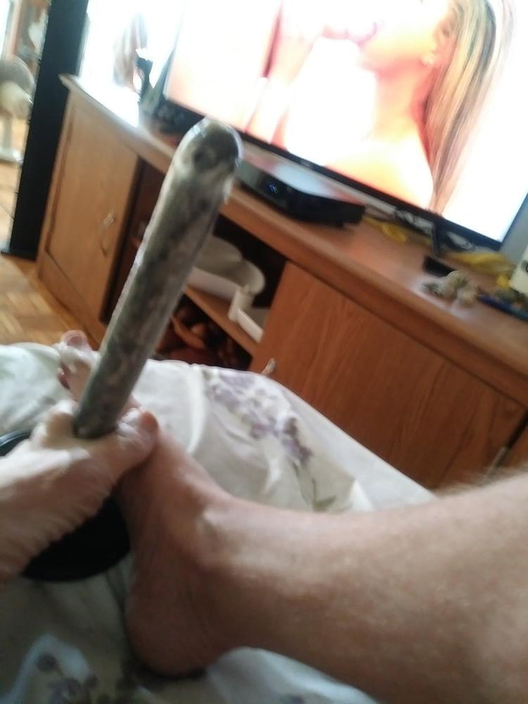 6P Feet iron dildo ass