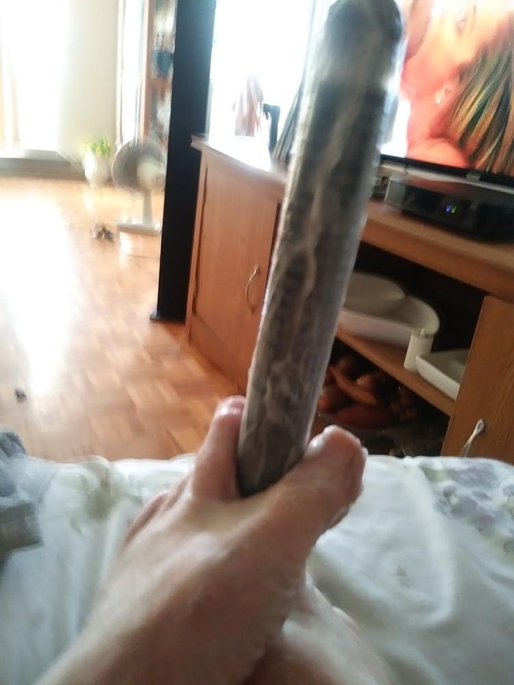 6P Feet iron dildo ass