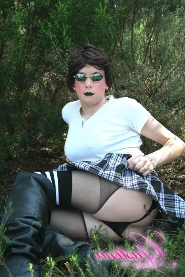 15P Sissy bitch exposed in the woods