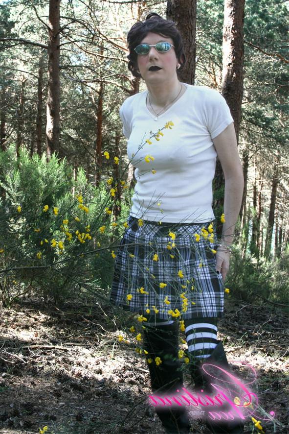 15P Sissy bitch exposed in the woods