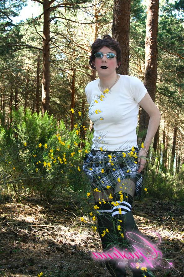 15P Sissy bitch exposed in the woods