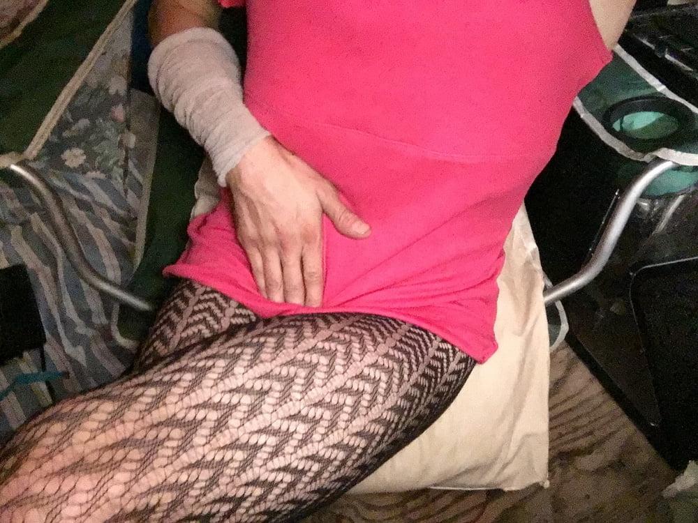 13P Saturday morning Sissy - penis rub &amp; tug