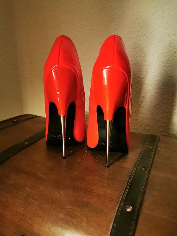 16P Devious -Dagger 03- Extreme Metal Spike High Heels
