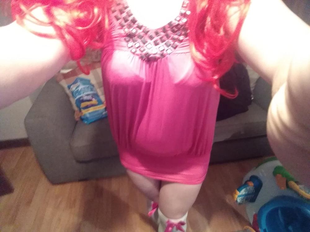19P New Sexy Pink Dress's X