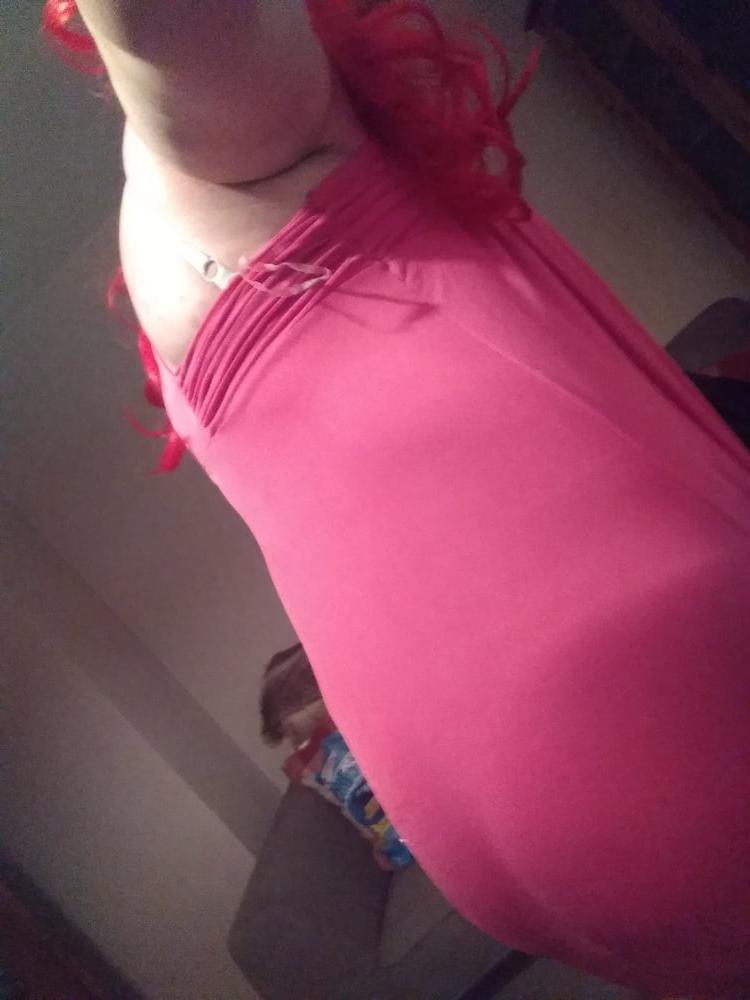 19P New Sexy Pink Dress's X