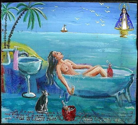 24P Painted Ero and Porn Art 34 - Erotic Retablo for Esiel