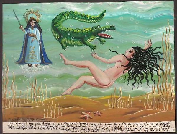 24P Painted Ero and Porn Art 34 - Erotic Retablo for Esiel