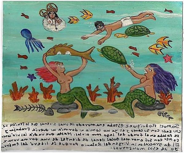 24P Painted Ero and Porn Art 34 - Erotic Retablo for Esiel